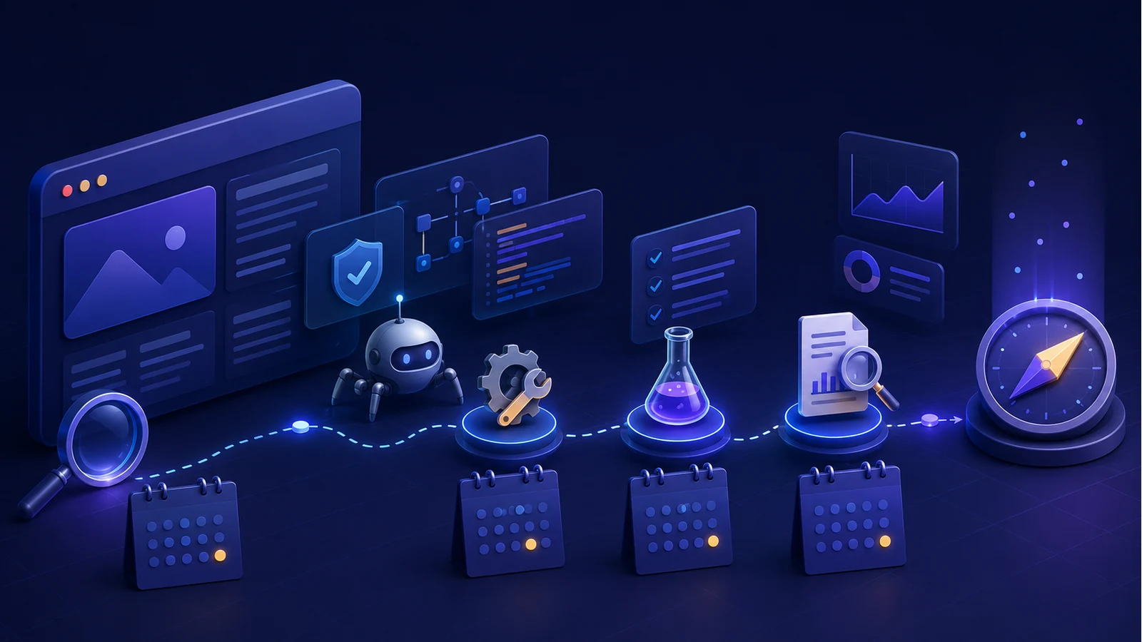 30-day AI search readiness case study workflow from diagnosis to evidence review
