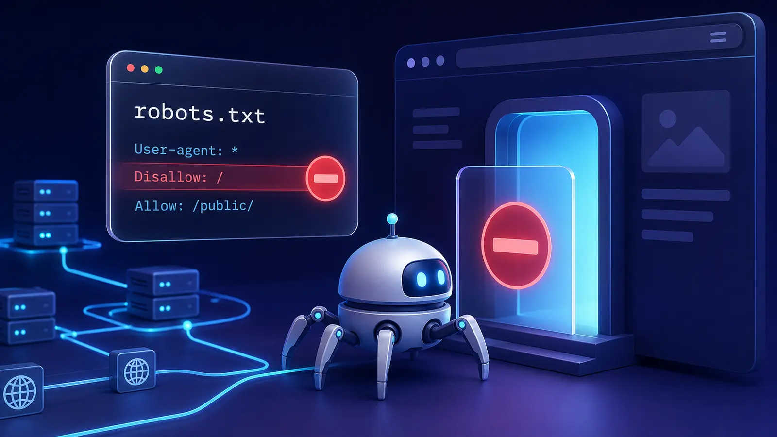 AI crawler blocked by robots.txt while attempting to access a website