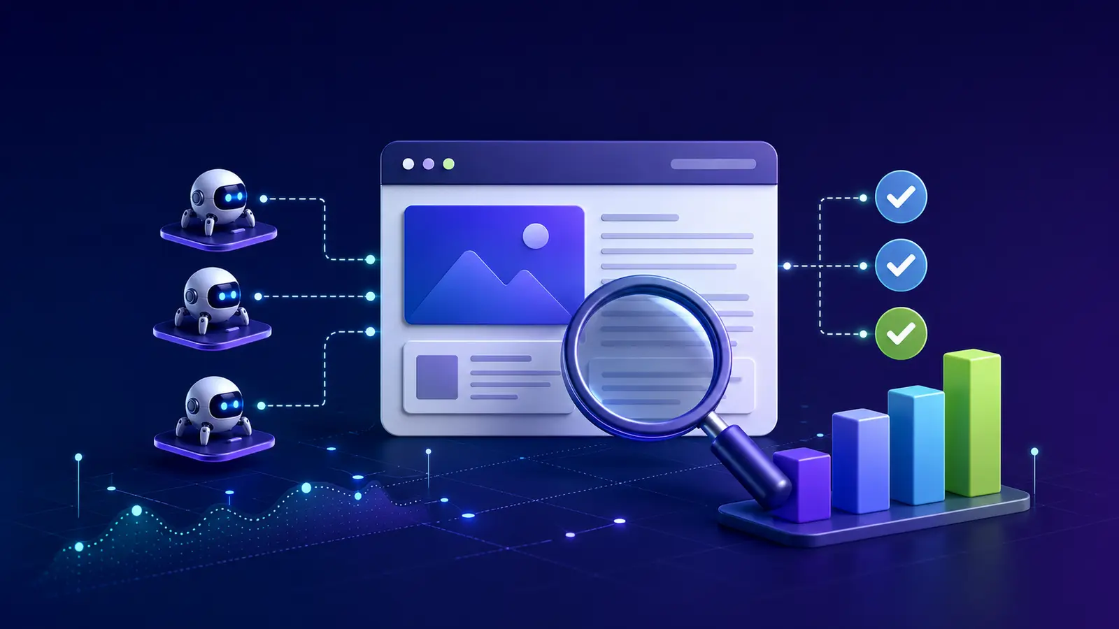 AI search readiness benchmark report with website crawler checks and data analysis