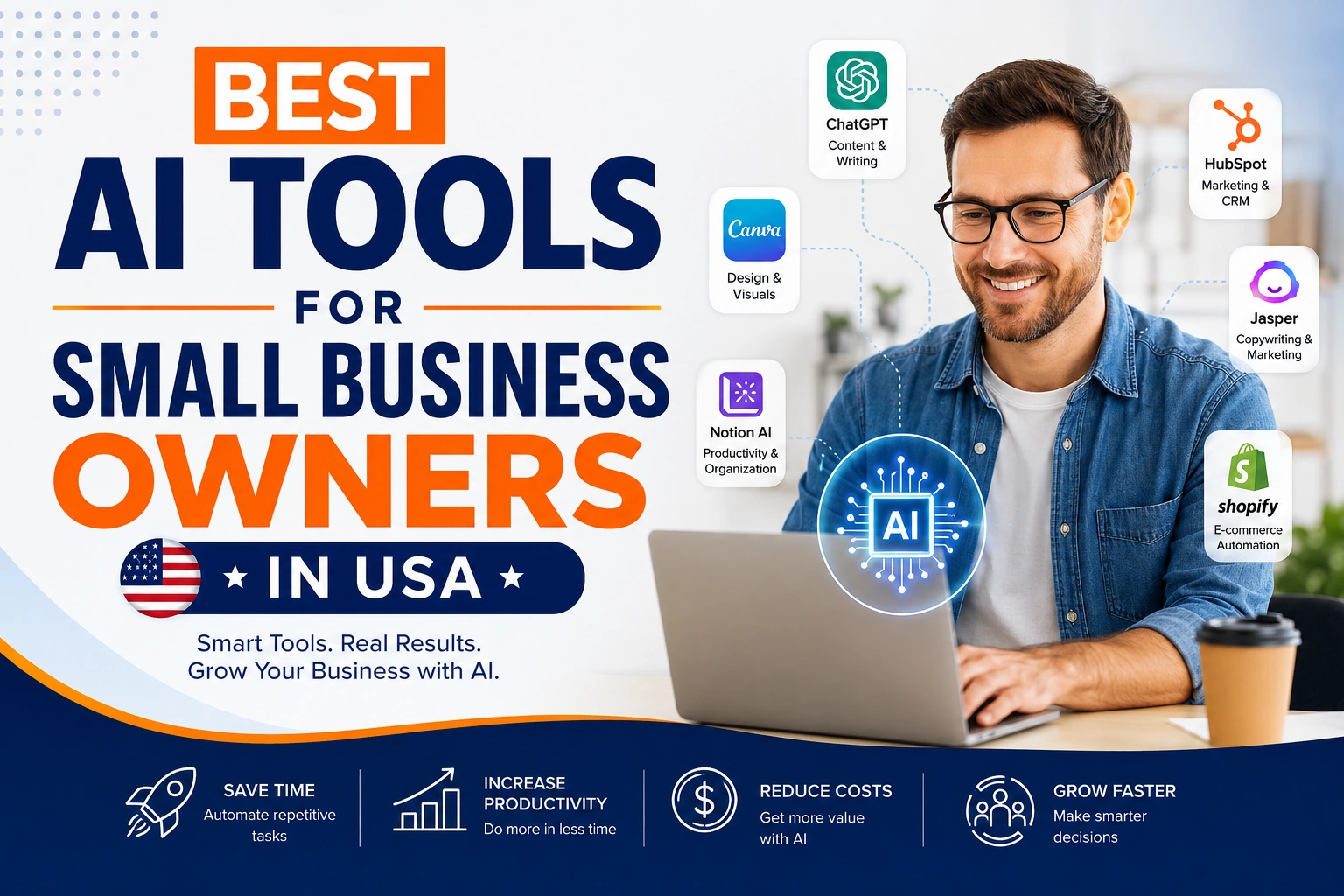 best ai tools for small business owners USA