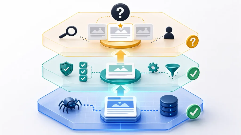 Three diagnostic layers for Google AI Overview citation eligibility