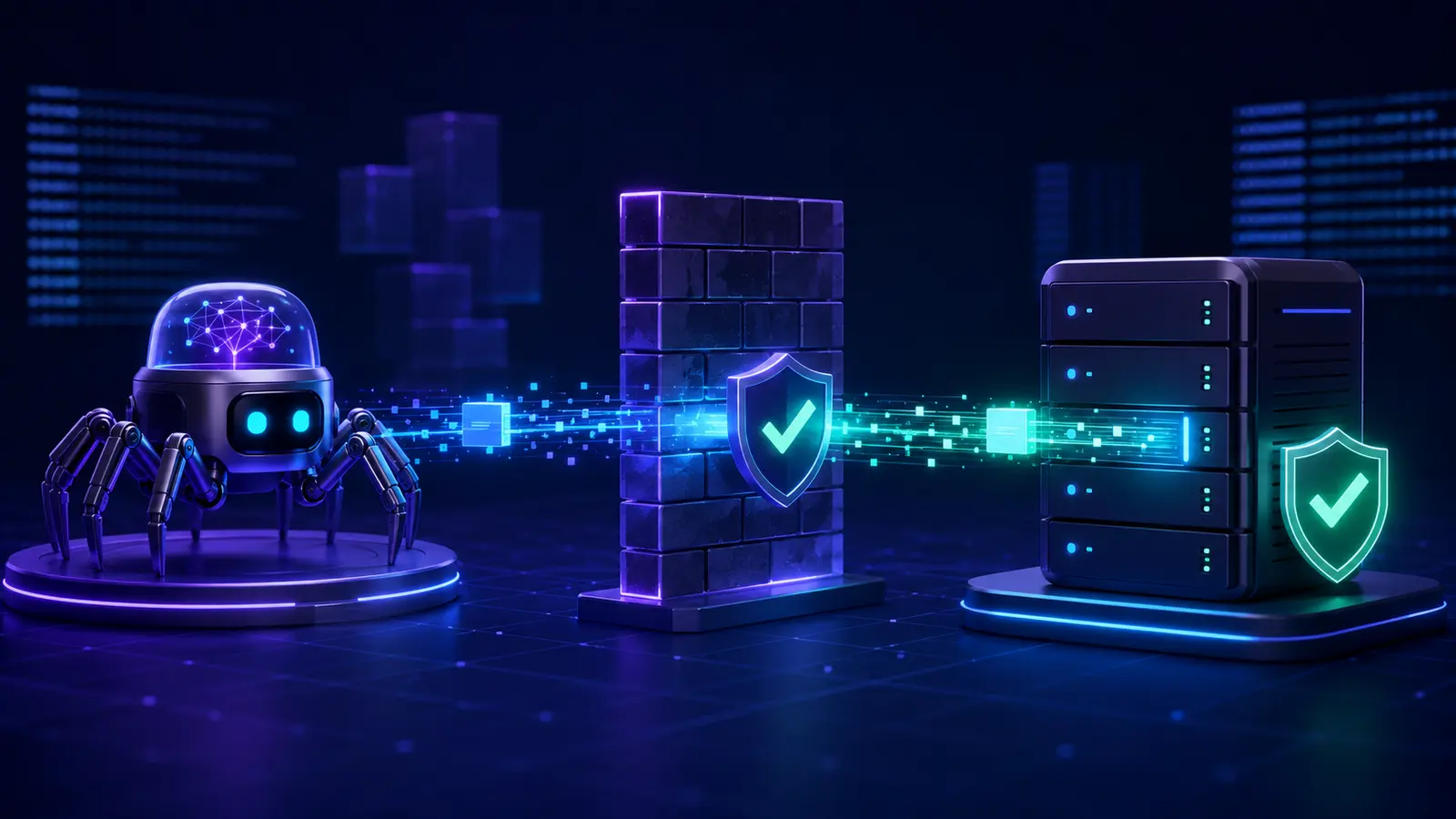 How to verify an AI crawler IP address through a firewall and trusted server logs