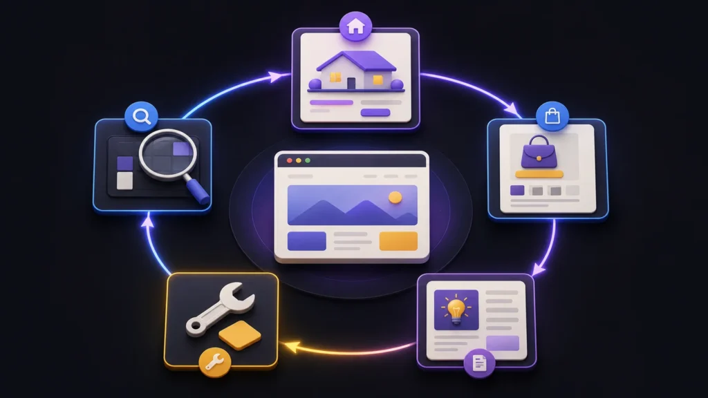 Website AI search visibility test fix and verification loop