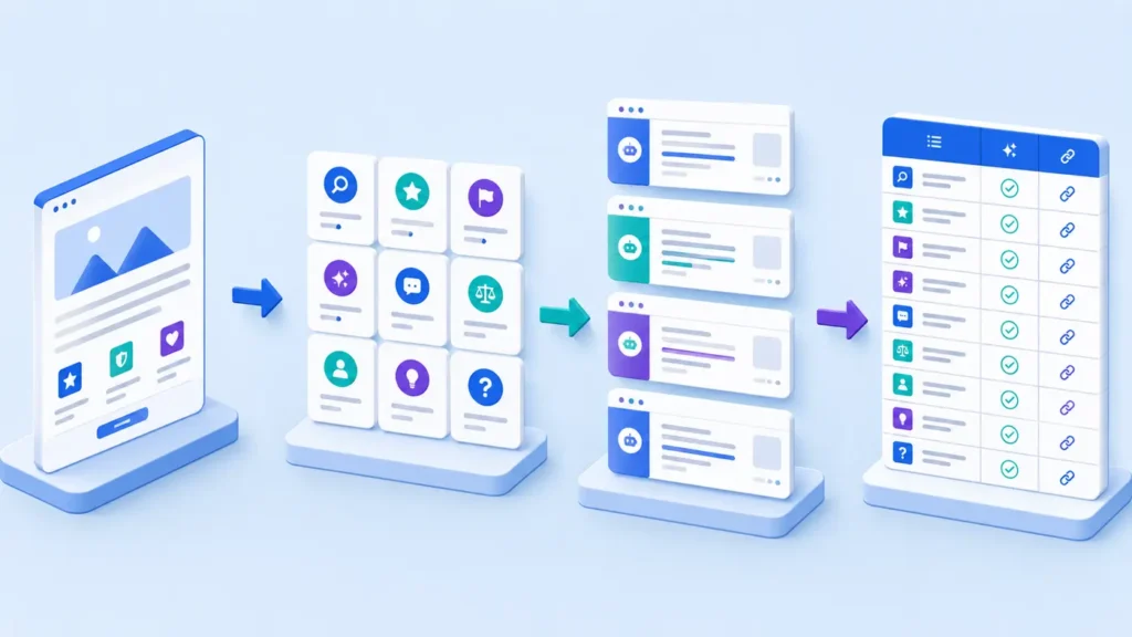 AI brand mention testing workflow from prompt matrix to answer evidence ledger
