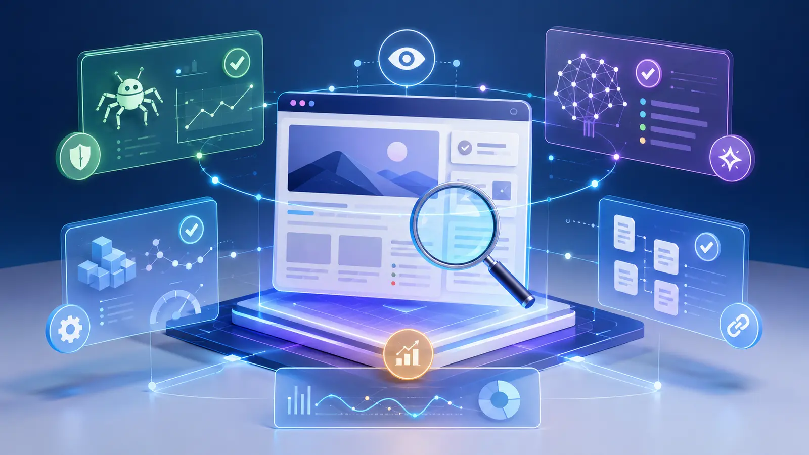 What should an AI visibility audit include checklist illustration