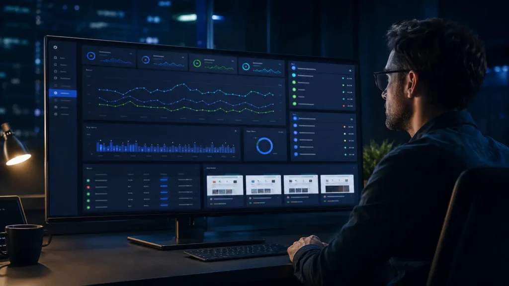 AI visibility consultant explaining diagnostic evidence to a business team