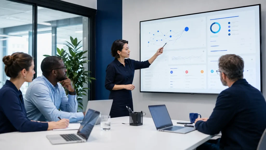 AI visibility software dashboard for repeatable website monitoring