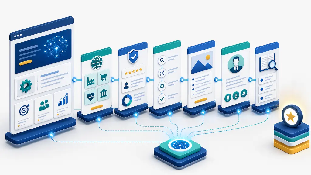AI visibility for B2B service websites evidence architecture