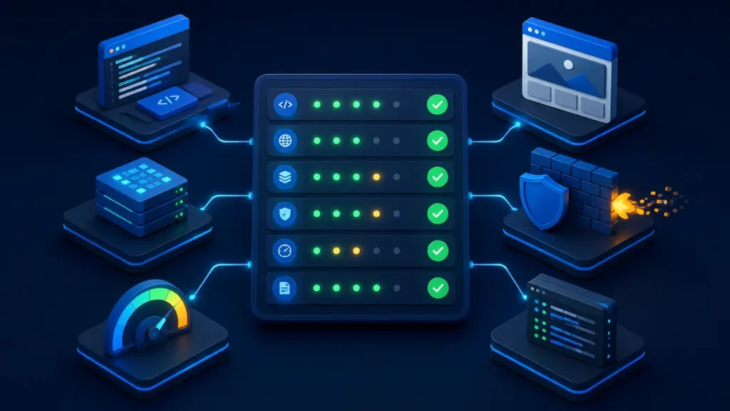 CDN crawler access diagnostic evidence covering HTML, rendering, cache, firewall, response time and server logs