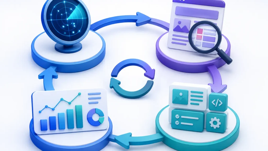 Combined AI visibility audit and GEO audit workflow