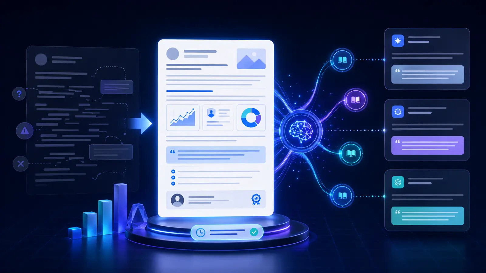 Content update that earned AI citations case study illustration