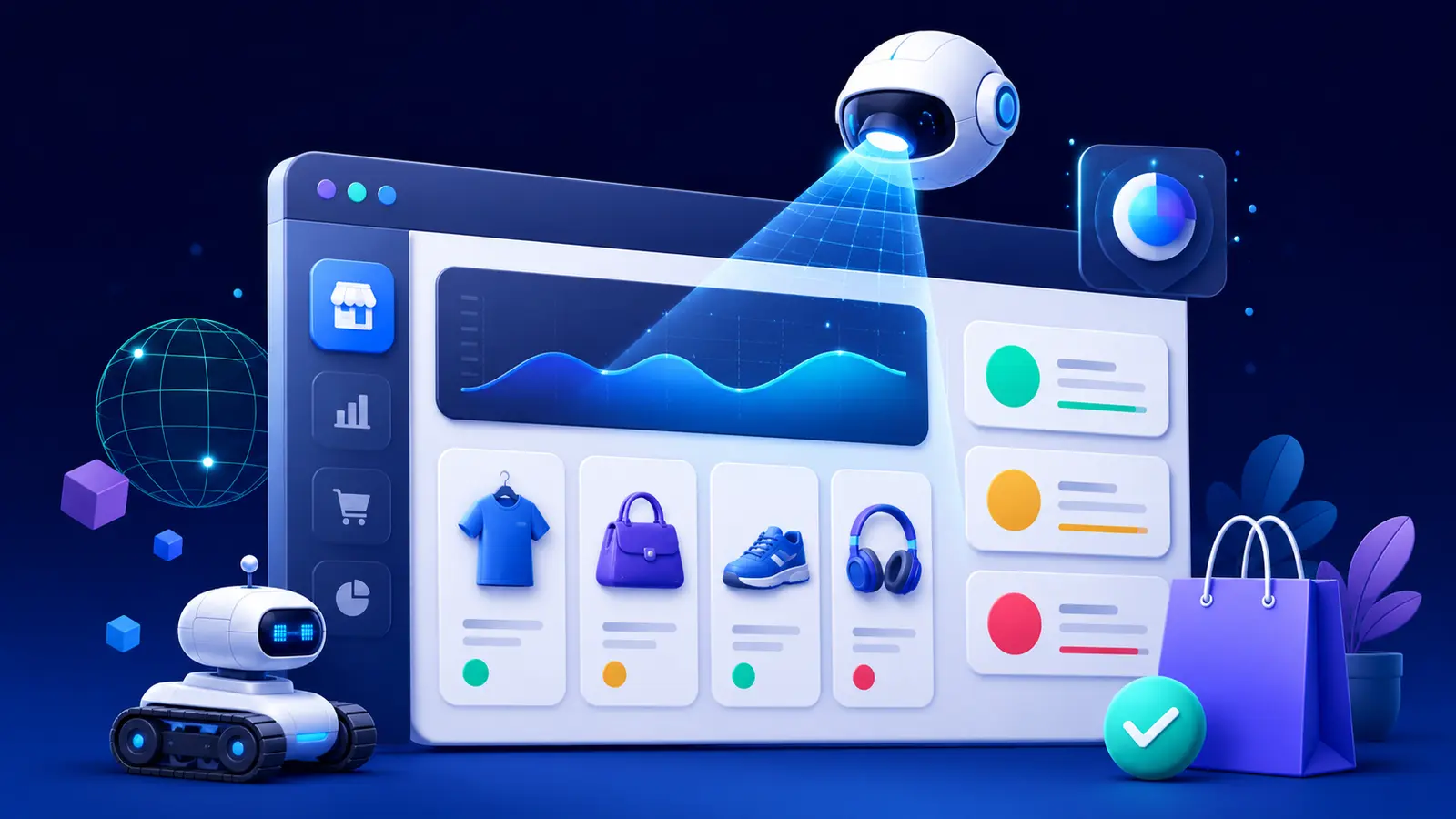 Free ecommerce AI readiness checker scanning an online store