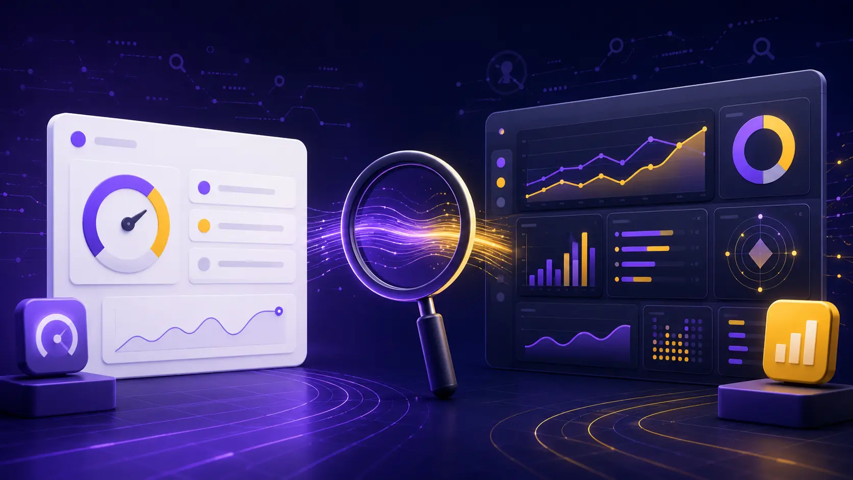 Free vs paid AI visibility checker comparison dashboard