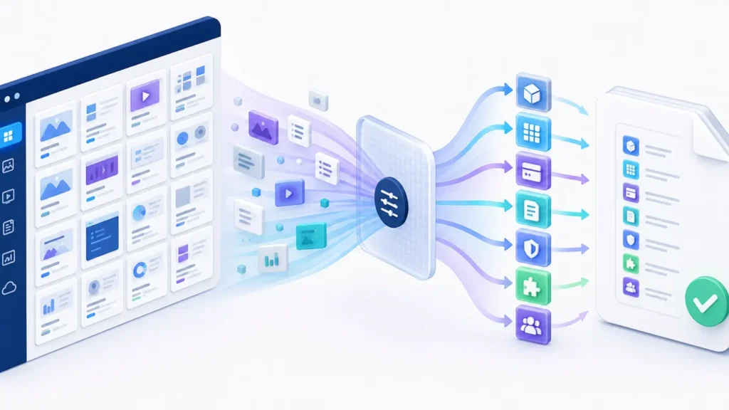 SaaS website content filtered into a focused llms.txt resource list