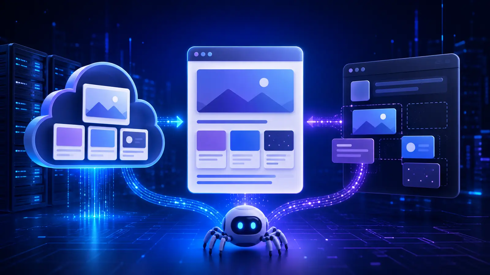 Server-side rendering vs client-side rendering for AI search